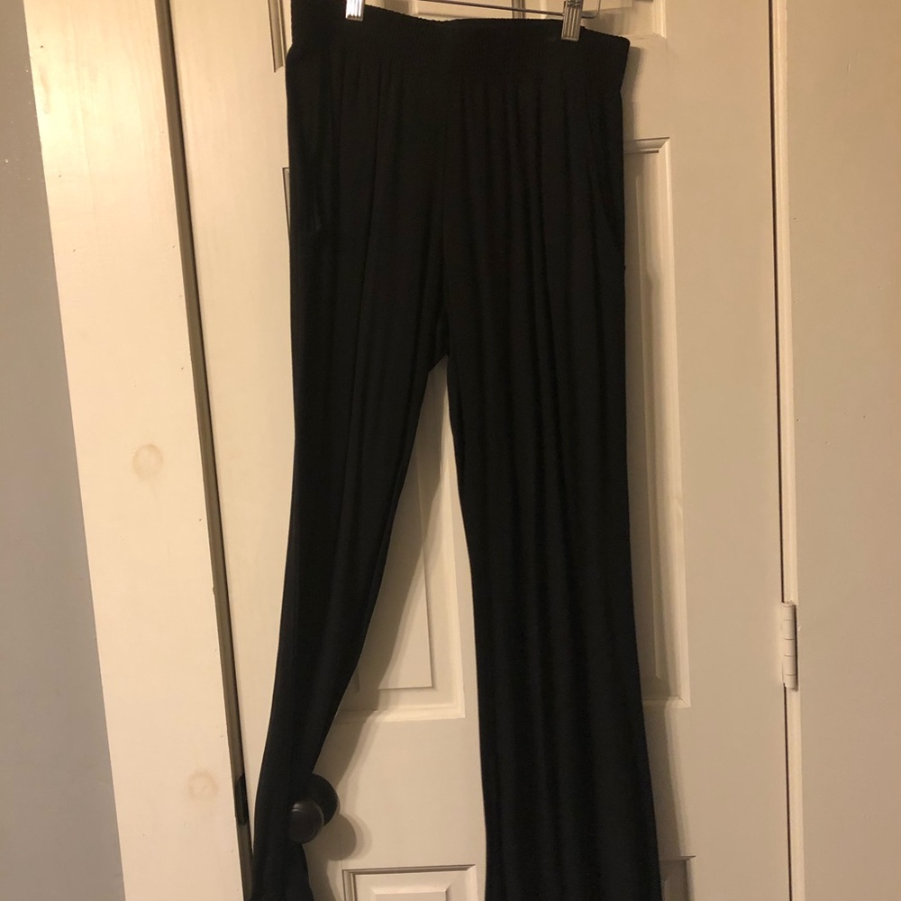 Black Wide Leg Dress Pants. Size Small